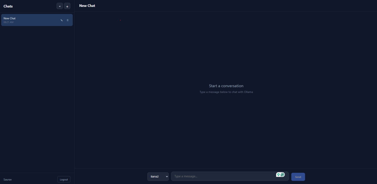 Chat window