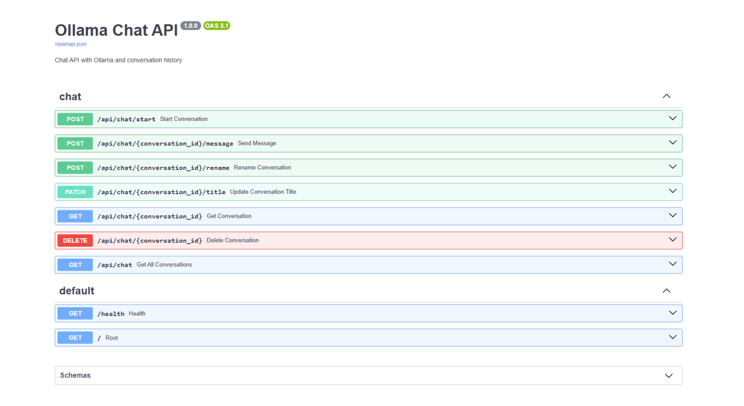 Backend API developed by Python FastAPI