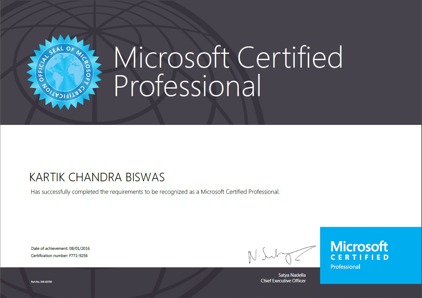 Microsoft Certified Professional